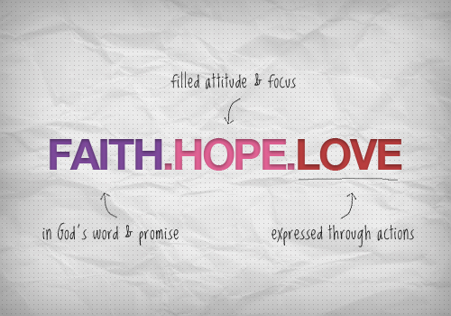 Gospel - faith hope love
